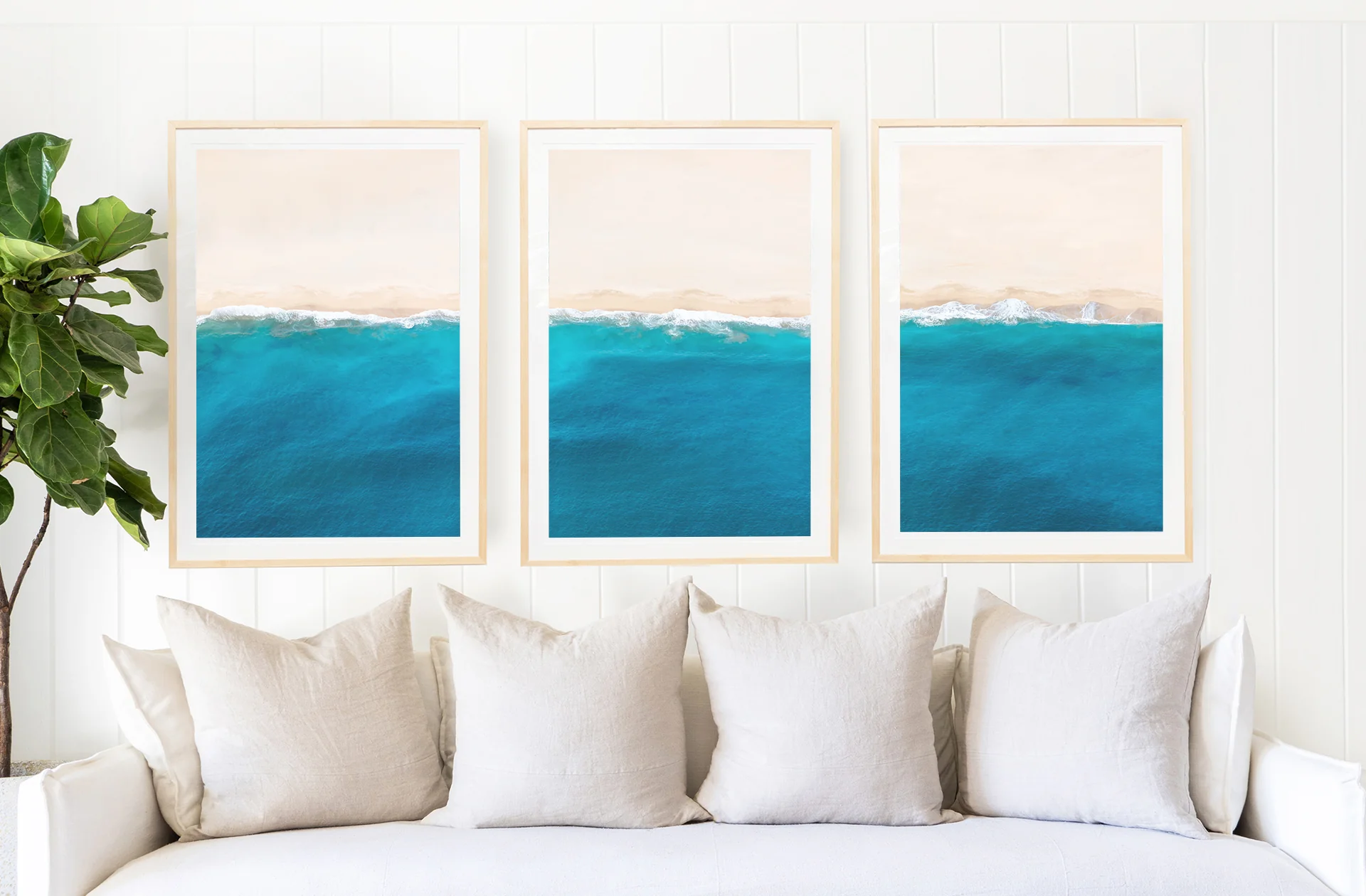 Aqua Waters Triptych, New Zealand - Image 4