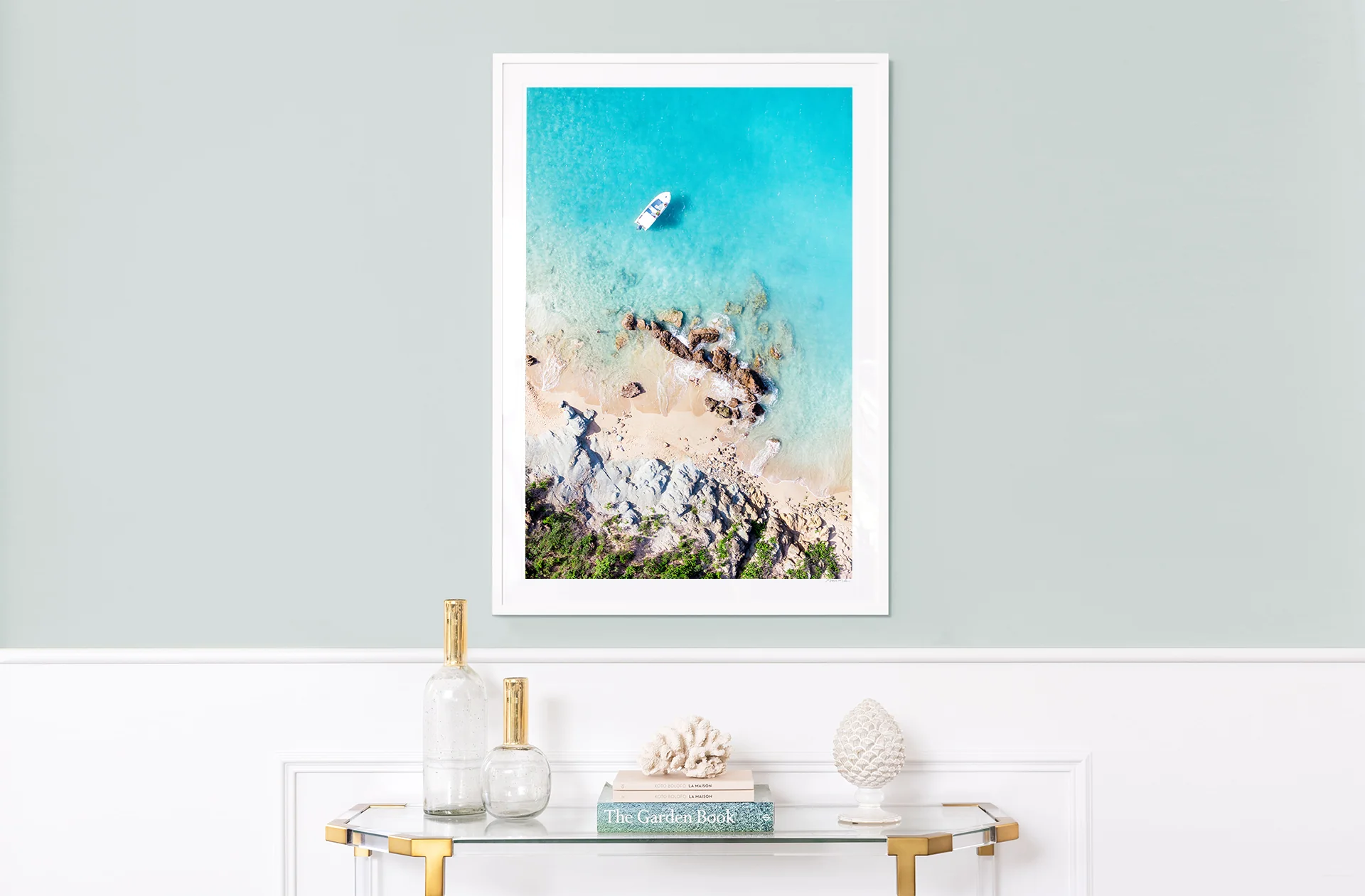Colombier Beach Moored Boat, St. Barths - Image 2