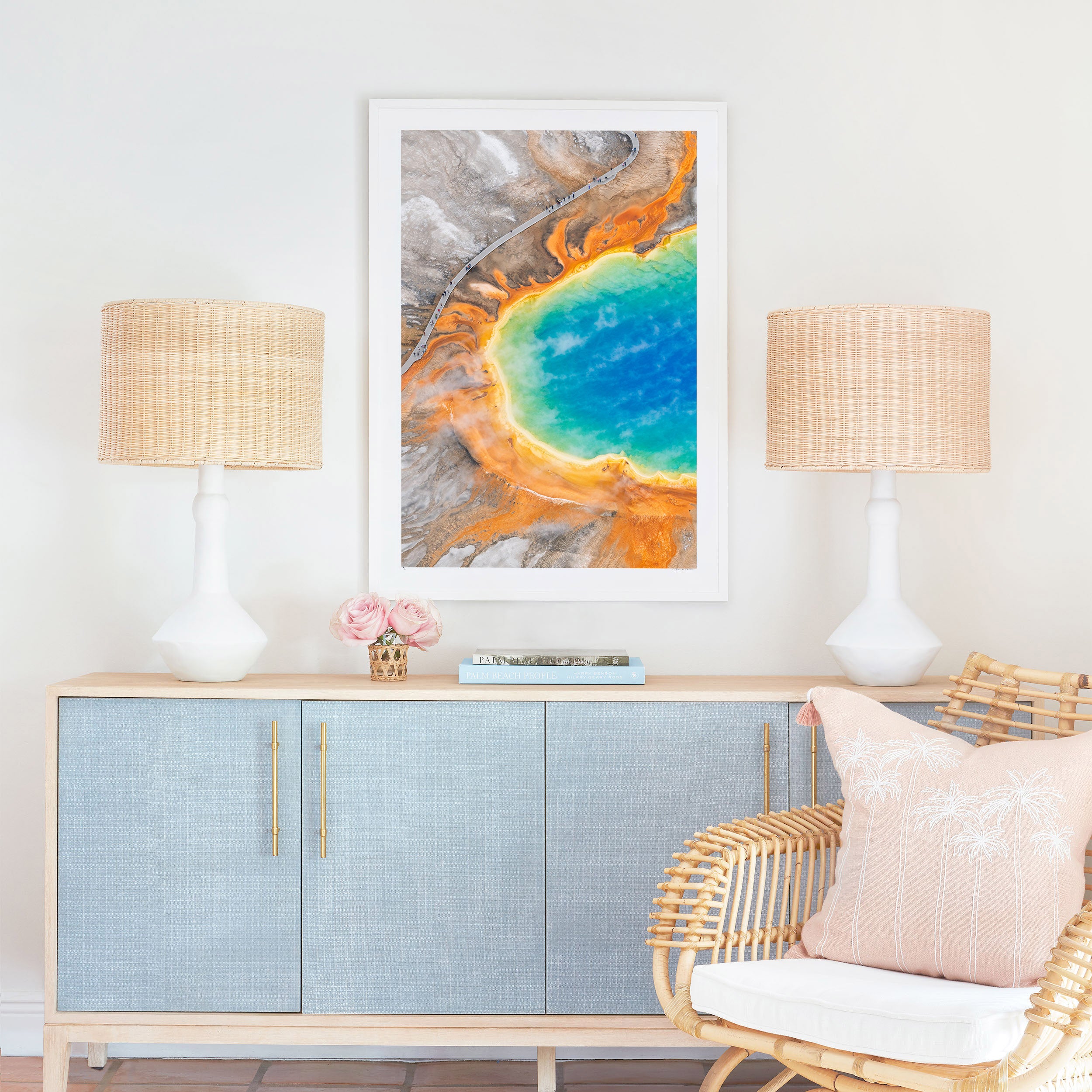 Grand Prismatic Spring Summer Vertical, Yellowstone National Park - Image 4