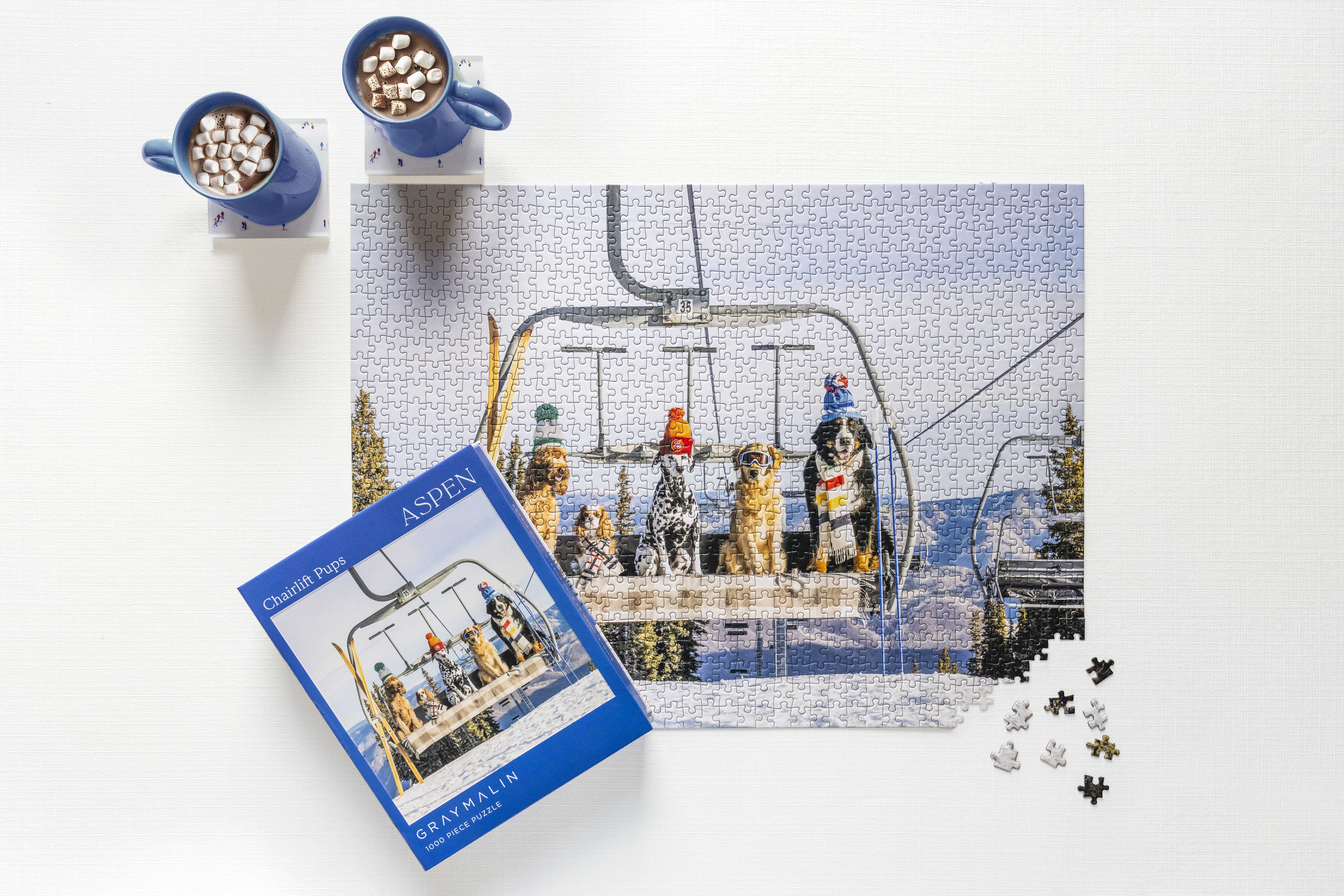 Gray Malin Aspen 1000 Piece Book Box Puzzle - Image 7