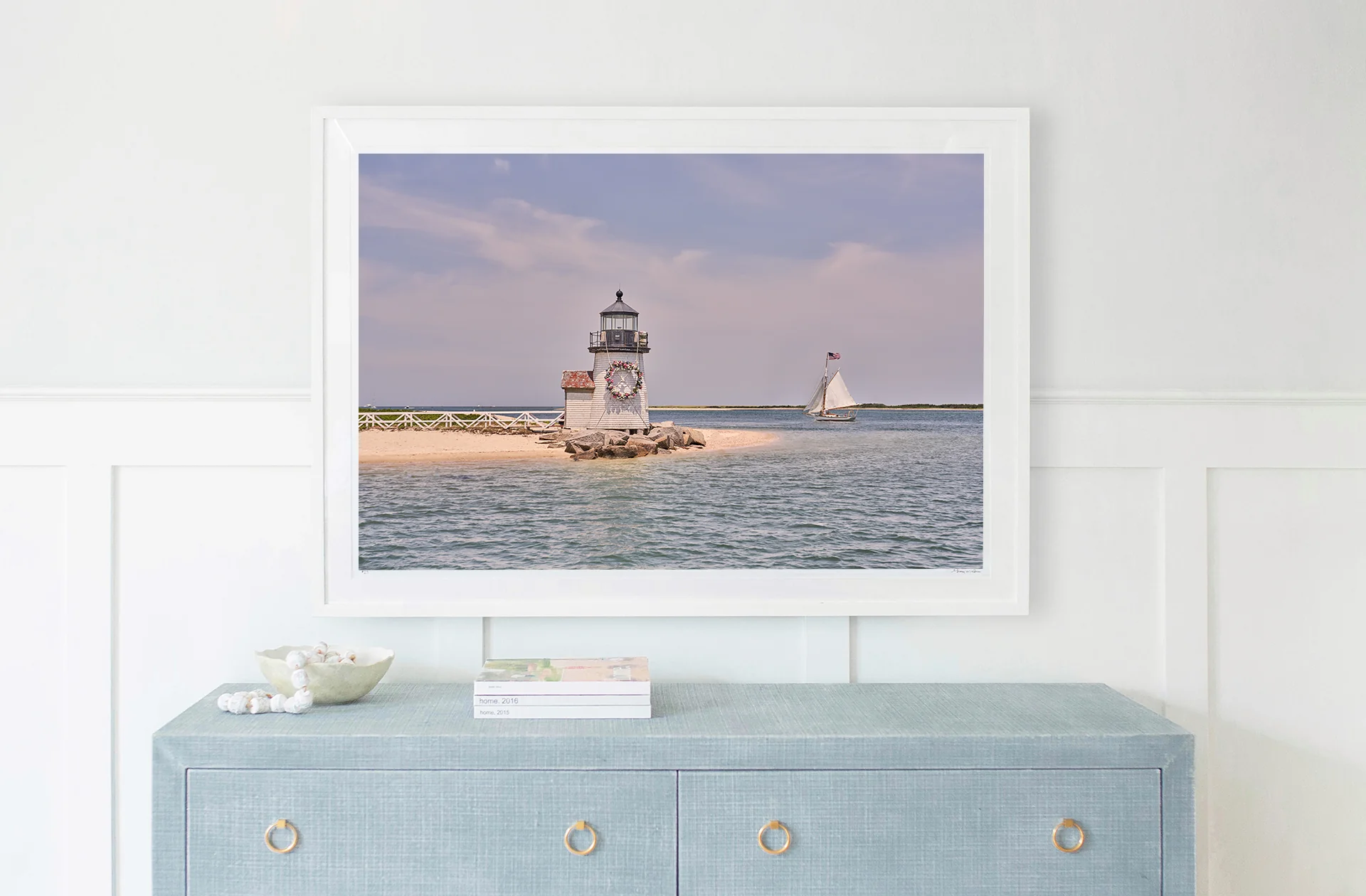 Sailing by Brant Point Lighthouse, Nantucket - Image 2