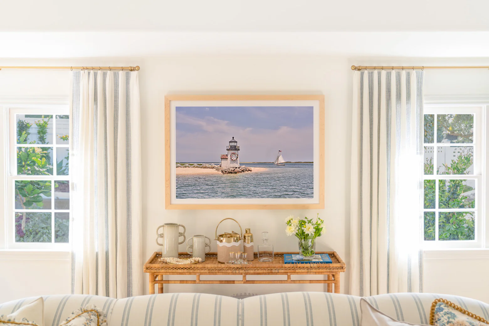 Sailing by Brant Point Lighthouse, Nantucket - Image 3