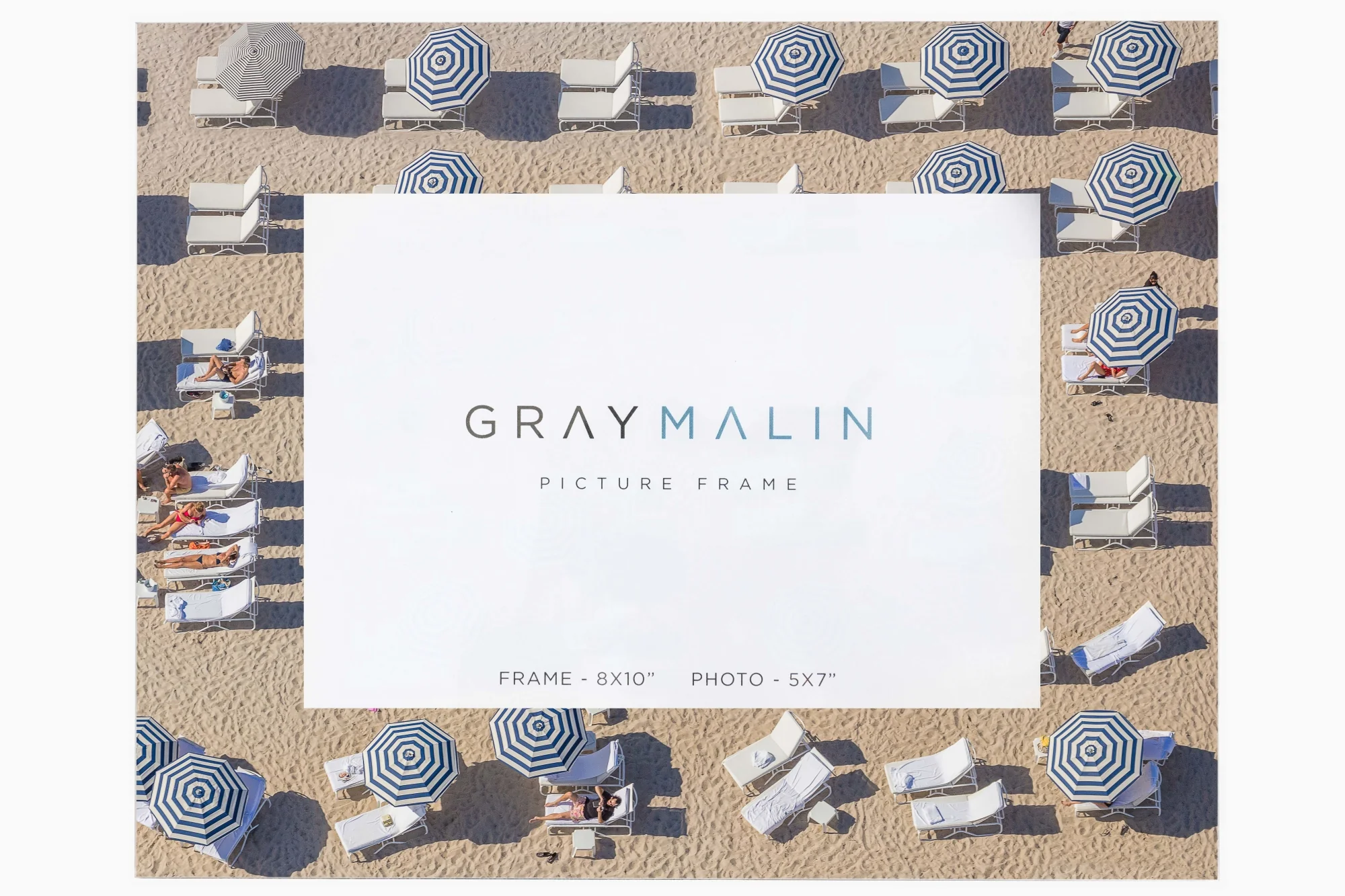 The Navy Stripe Umbrellas Picture Frame - Image 2
