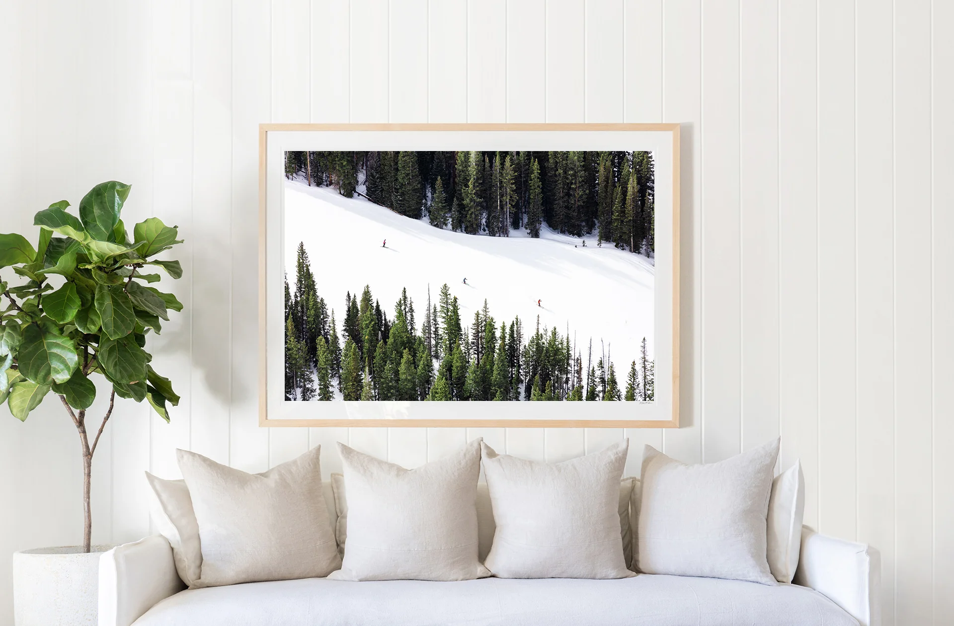 Three Skiers, Aspen - Image 2